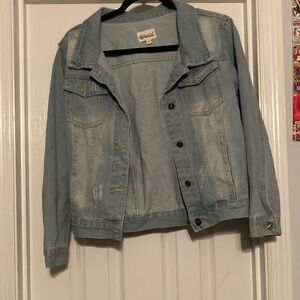 Event blossom Light Blue Denim Jacket (wife of the party)
